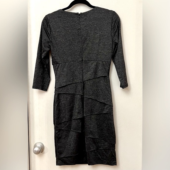 White House Black Market grey dress - Picture 2 of 3
